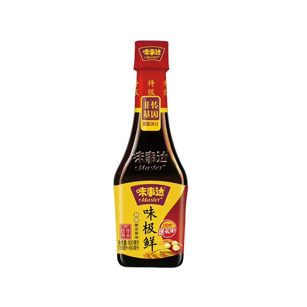 味事达味极鲜特级酱油生抽酿造加量调料调味料酱油