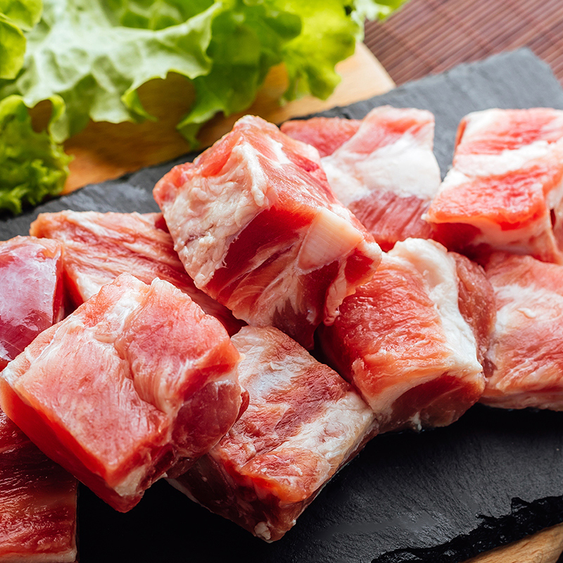 猪肉排骨正大精品肋排块500g猪肋排红烧汤排骨快厨猪排