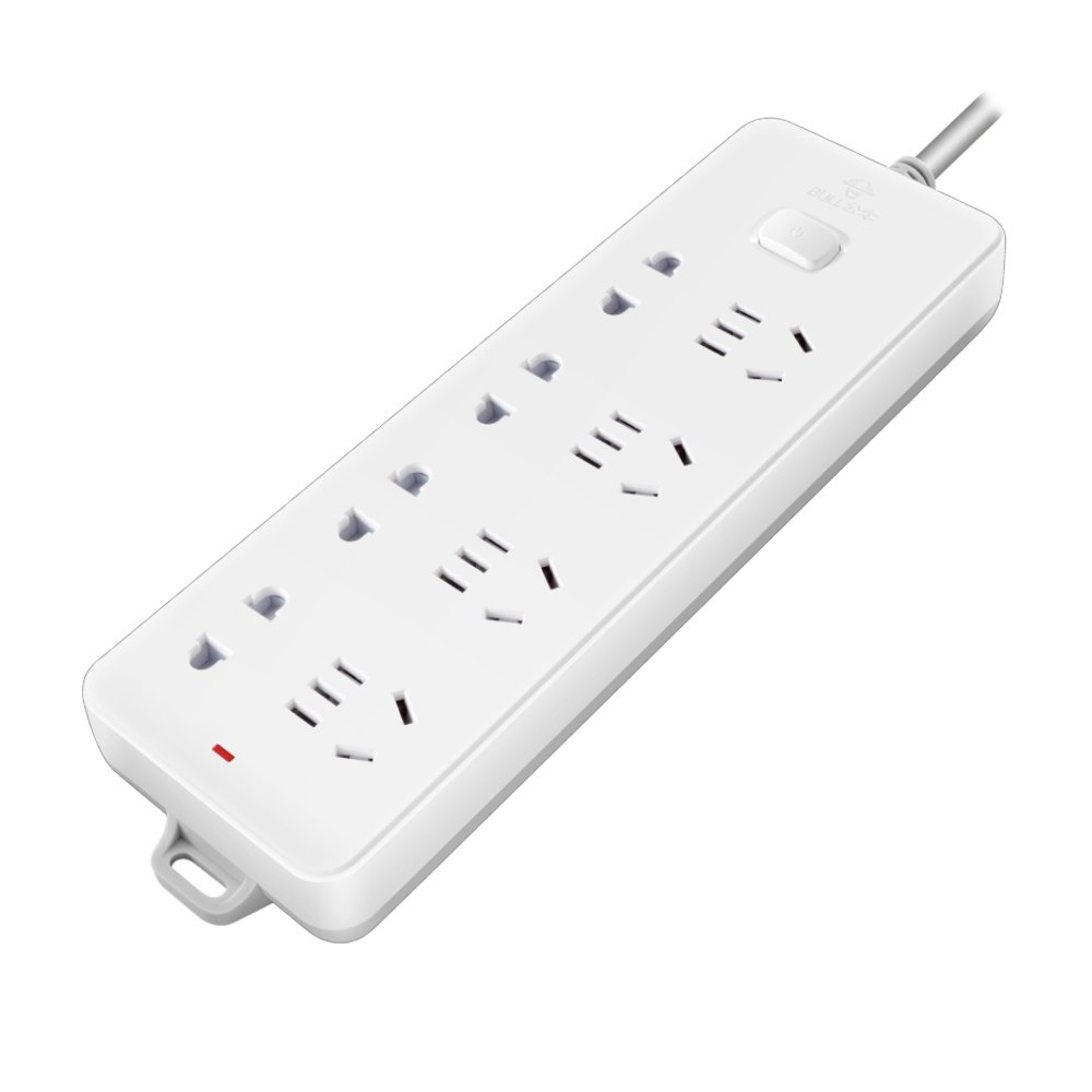 公牛插座插线插排排插接线拖线8位总控全长接线板