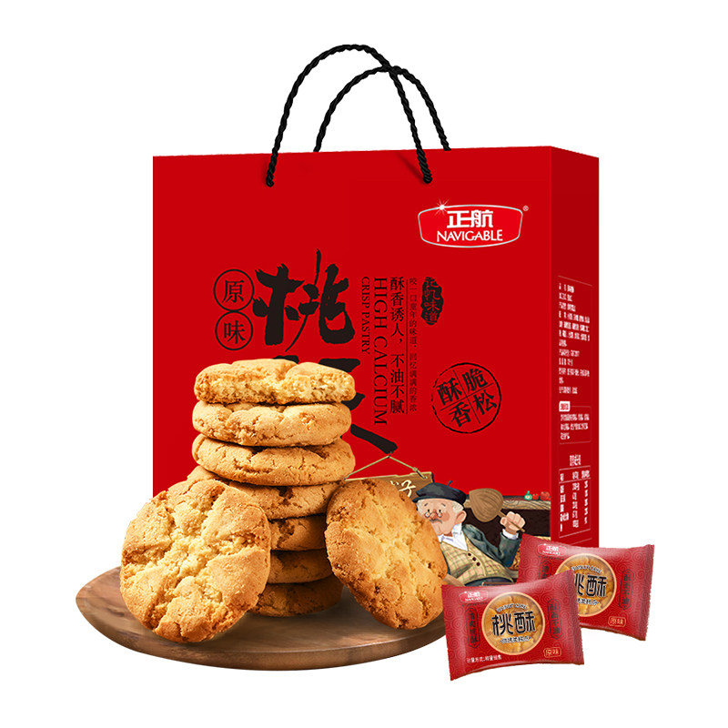 正航纯香原味桃酥106kg1盒