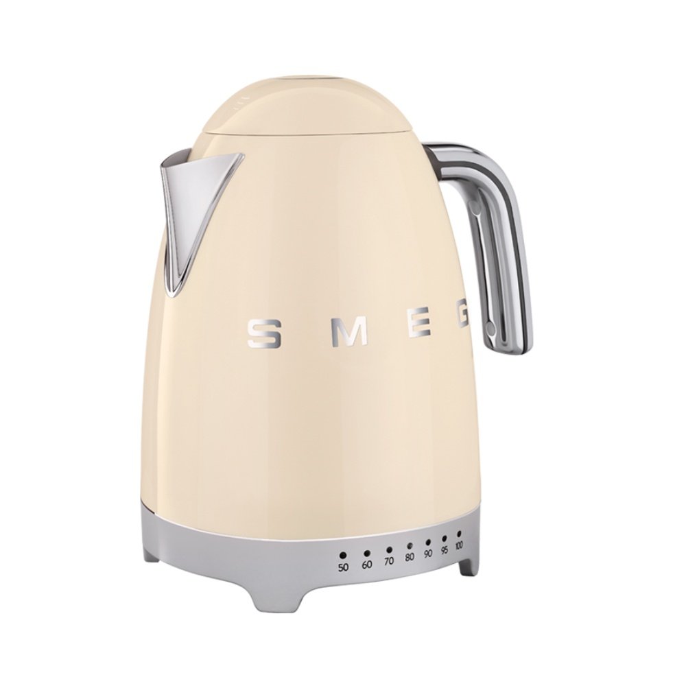 smeg斯麦格复古古风电热水壶意大利经典7档温控水壶电热水壶
