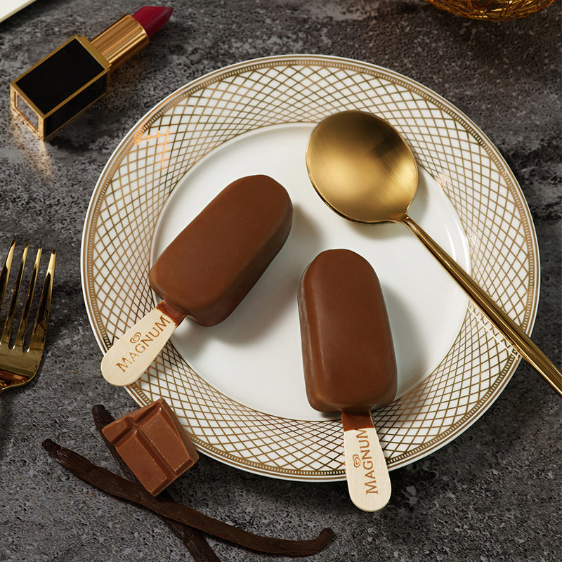 和路雪迷你梦龙冰激凌香草口味冰淇淋雪糕42g6支冰激淋冷饮冰棍