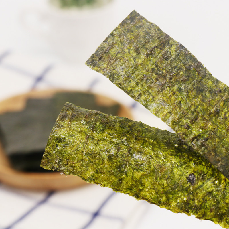 喜之郎美好时光原味海苔片12g袋即寿司紫菜儿童辅食海苔系列