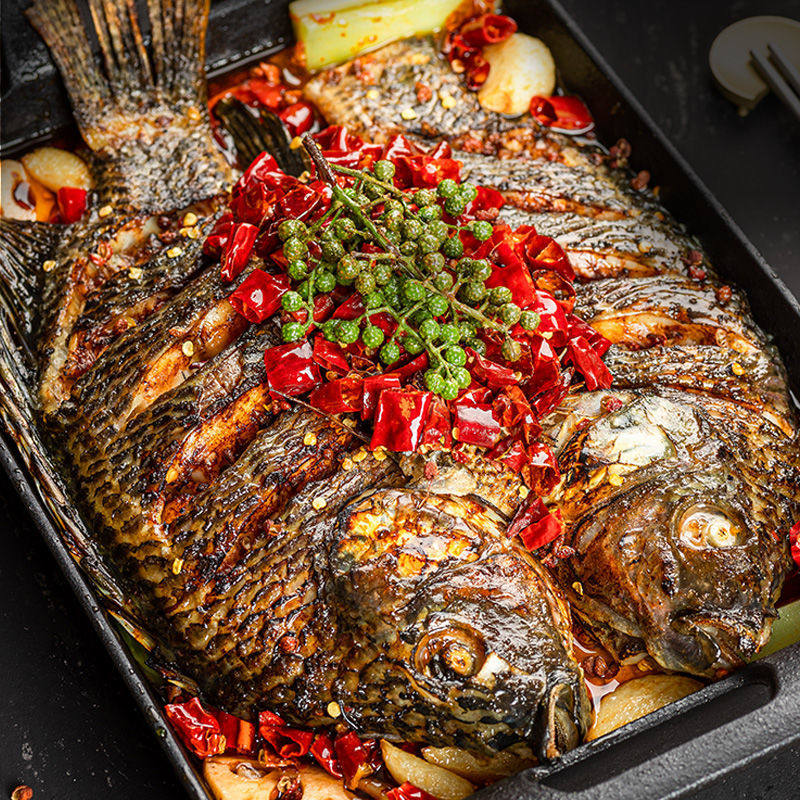 国联水产风味烤鱼罗非鱼2斤速食