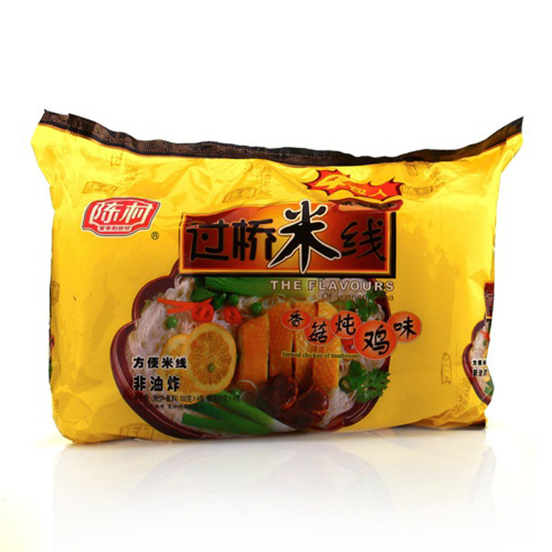 陈村方便面香菇炖鸡米线108g油炸特产小吃速食冲泡方便面