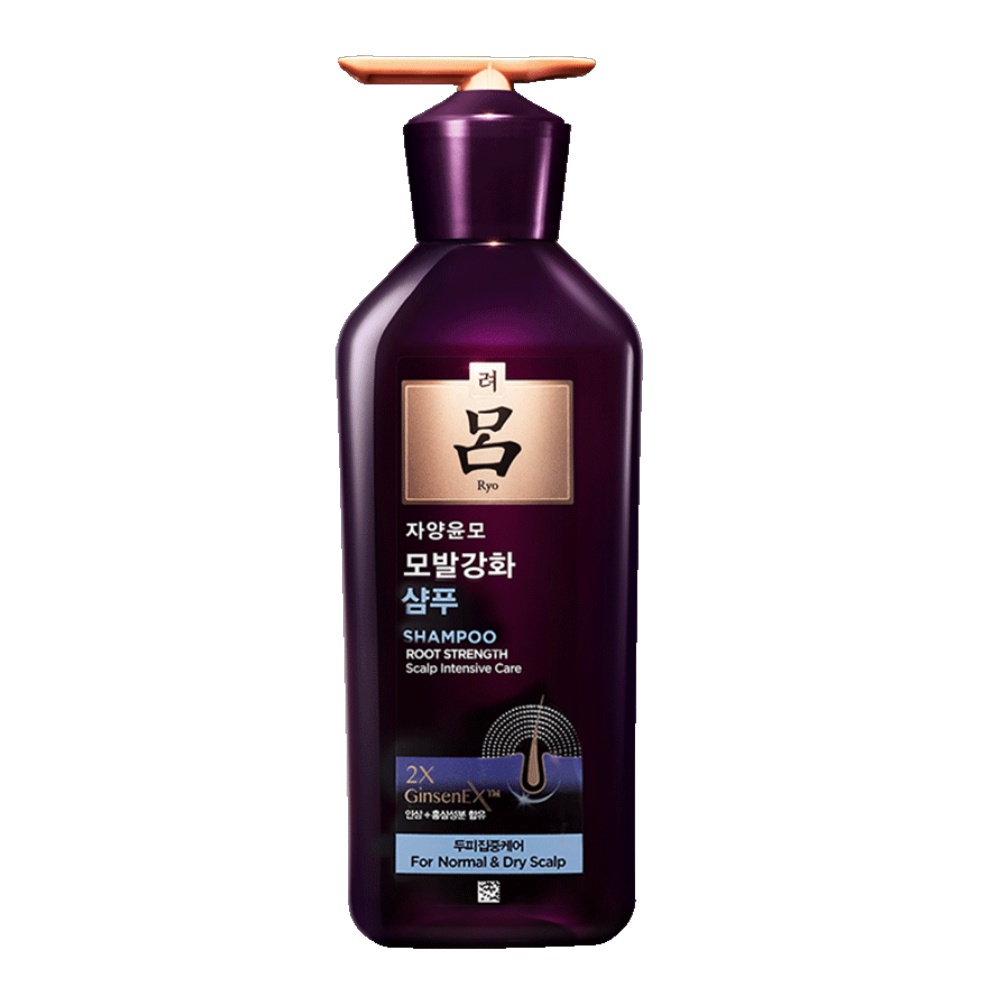 韩国进口紫吕人参精华滋养韧发强韧洗发水中干洗发水