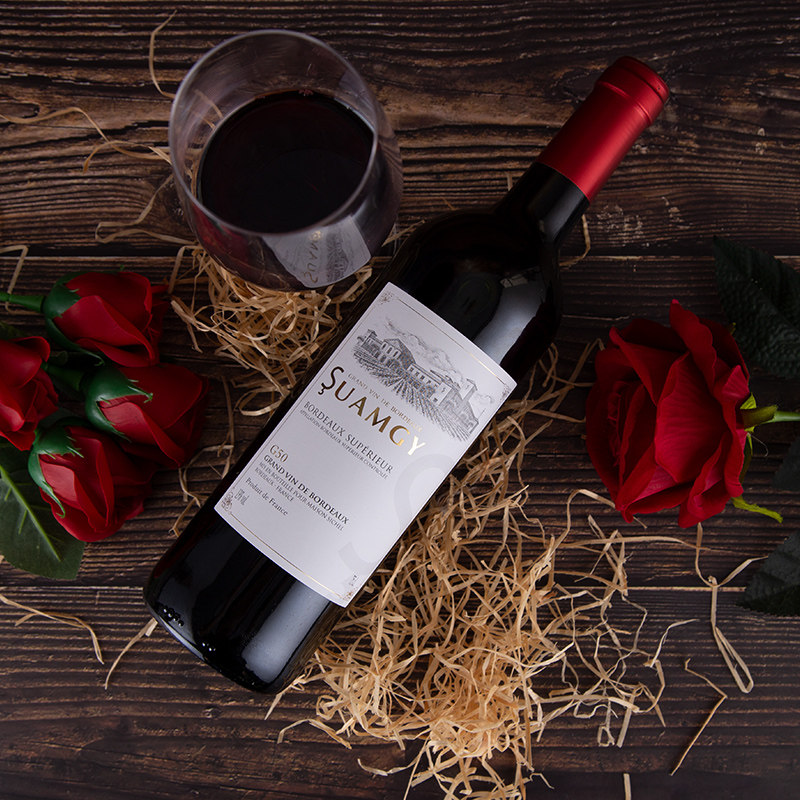 圣芝红酒整箱法国进口g50优选波尔多aoc红葡萄酒干红静态葡萄酒