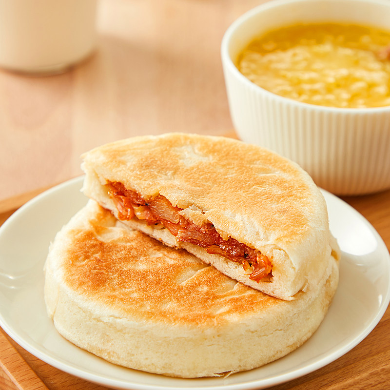 思念微波馅饼冷冻早餐速食奥尔良鸡肉400g2袋手抓饼