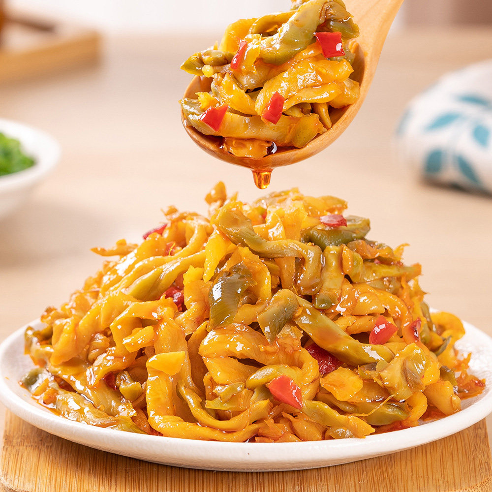 吉香居爽口下饭菜350g1瓶榨菜咸菜开味拌饭拌面配粥开胃泡菜腌菜