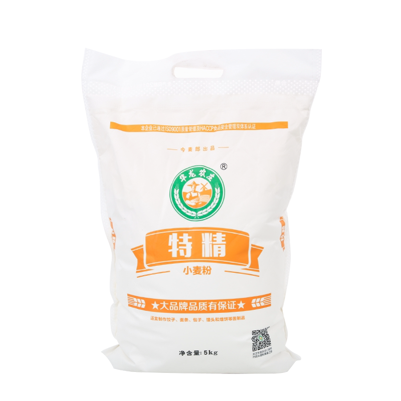 华龙农庄特精小麦5kg新老包装随机发放面粉