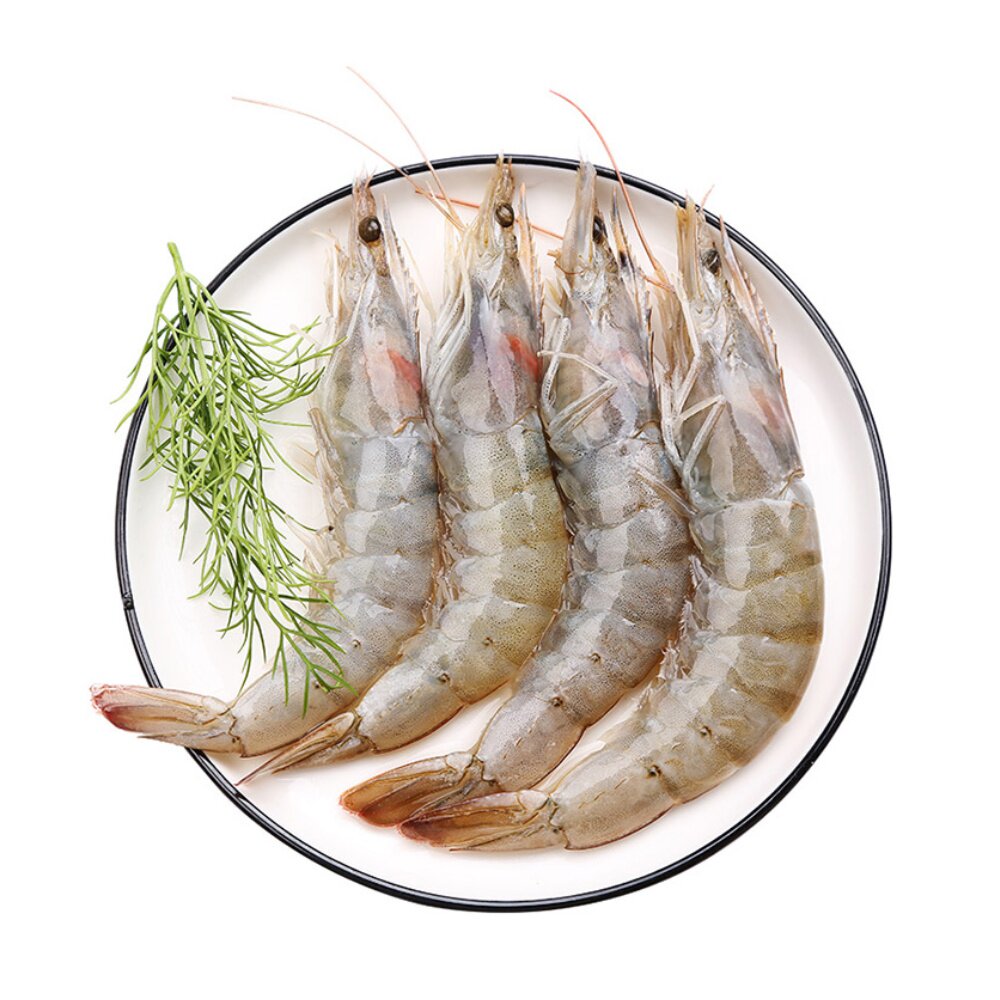 冷冻正大虾生冻南美白对虾300g国产生鲜火锅冻虾