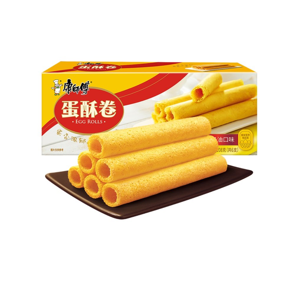 康师傅蛋酥卷鸡蛋蛋卷饼干早餐办公室休闲零食小吃蛋卷饼干