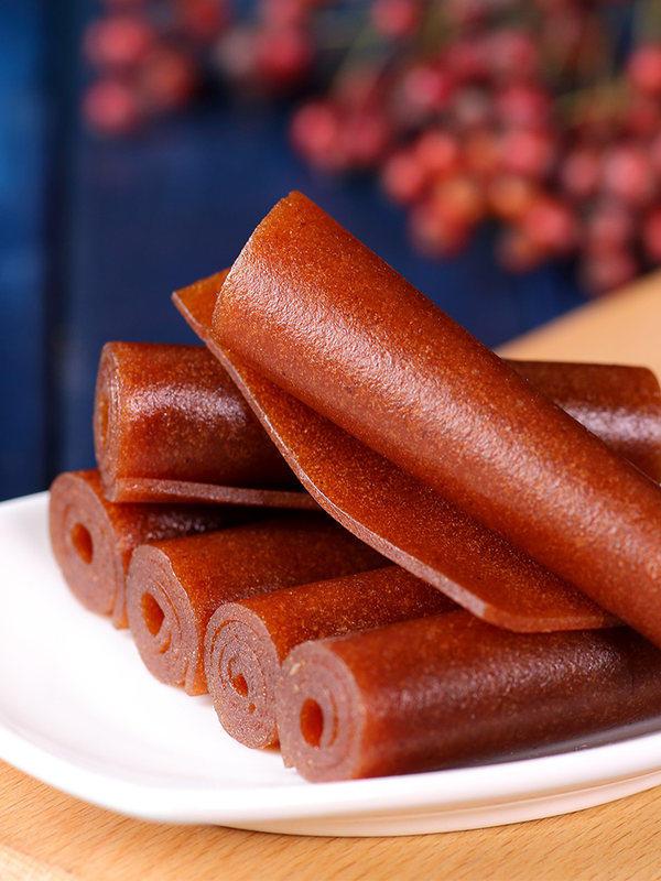 沂蒙公社添加独立包装果丹皮卷山楂干片条糕球山楂类制品