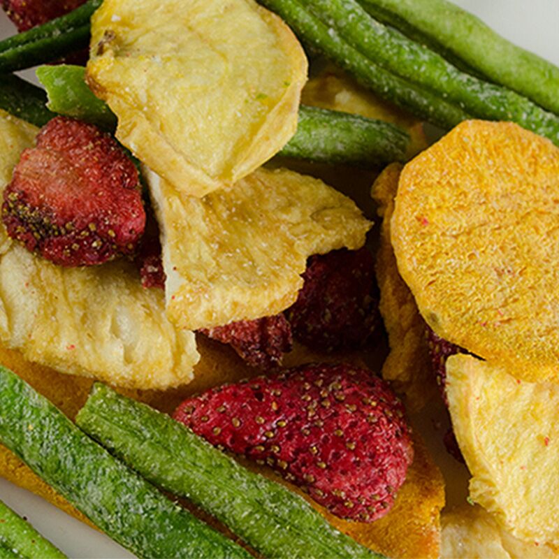 熊孩子综合果蔬脆片蔬果蔬干100g*2水果干零食小吃