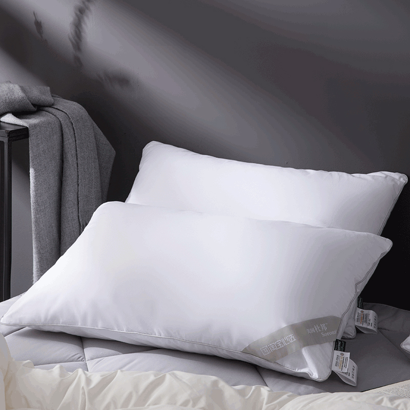 淘宝心选杜邦sustans舒弹丝纯棉高弹支撑护颈可水洗枕头枕芯