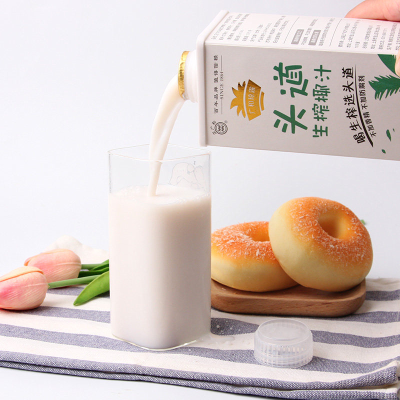 aquarius/正广和头道椰子汁果汁饮料1000ml*5组合装