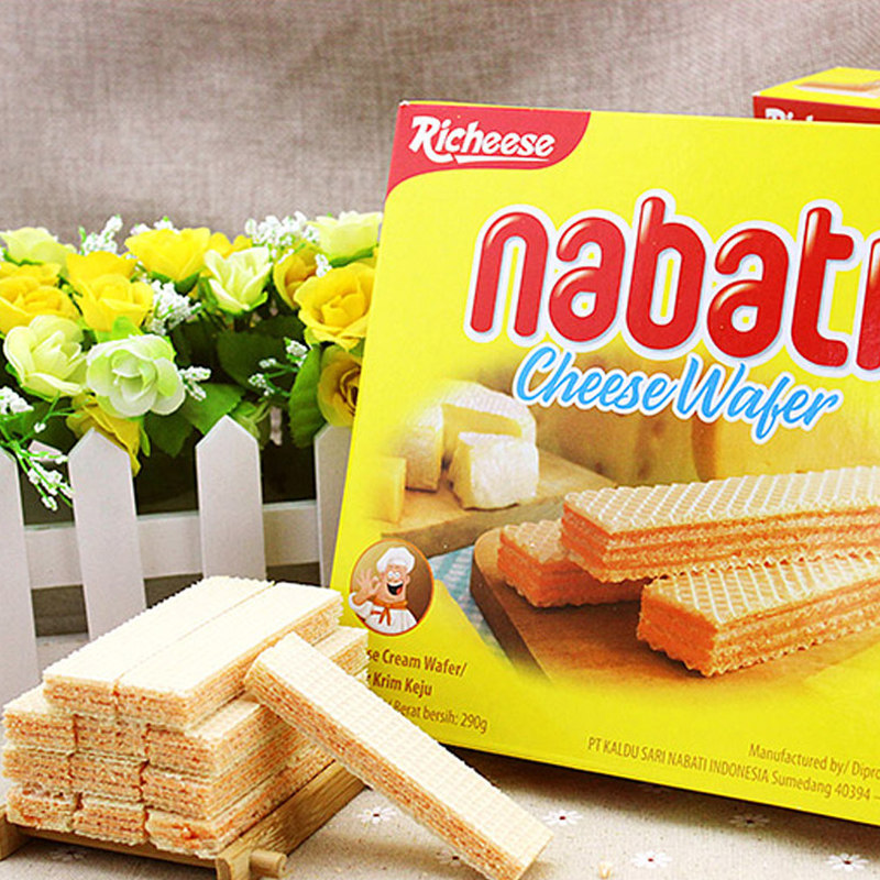 【进口】印尼丽芝士nabati*威化饼干 热销推荐