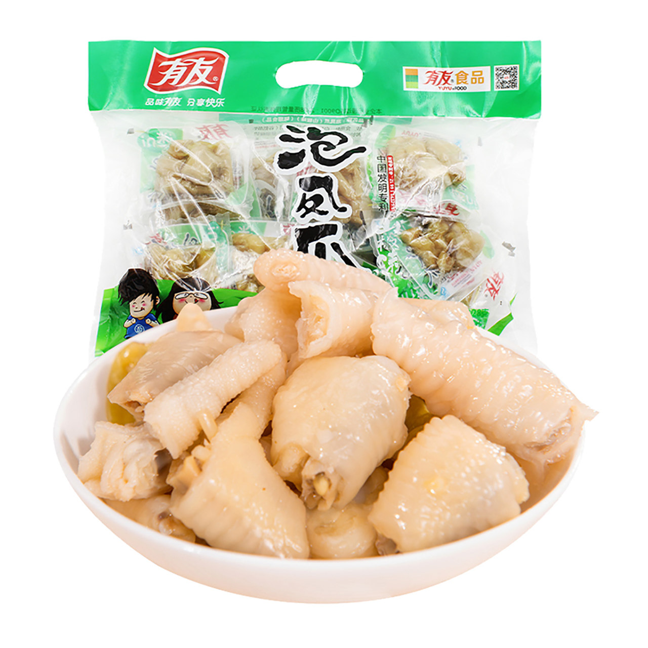 【拍两份】有友泡椒凤爪零食大礼包