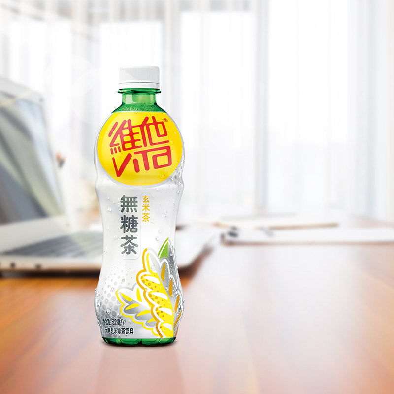 维他奶 维他无糖玄米茶 500ml/瓶 无糖茶饮料