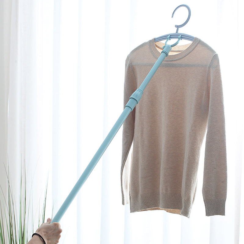 伸缩晾衣叉晾衣服叉杆阳台衣架挑衣挂衣杆取衣叉