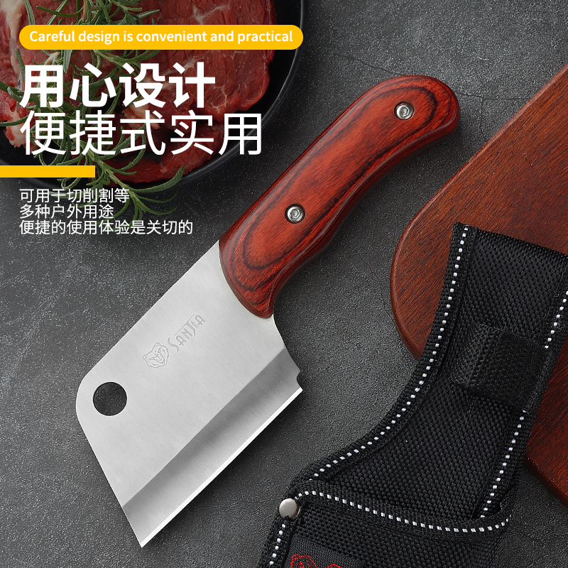 野营菜刀登山野外装备高硬度硬度迷你野炊小菜其他户外刀具