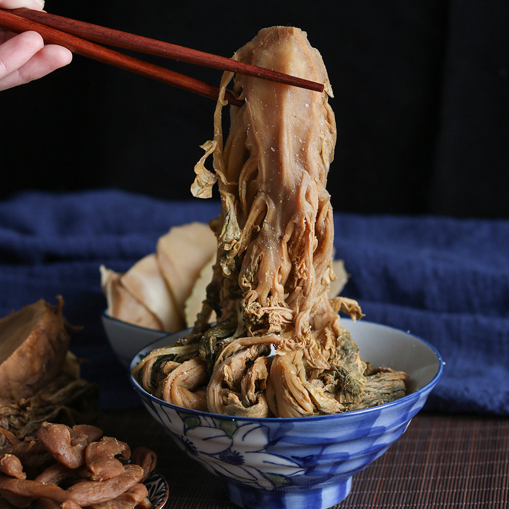 江门特产荷塘豉油王冲菜酱腌大头菜菜丝片甜梅菜腌制