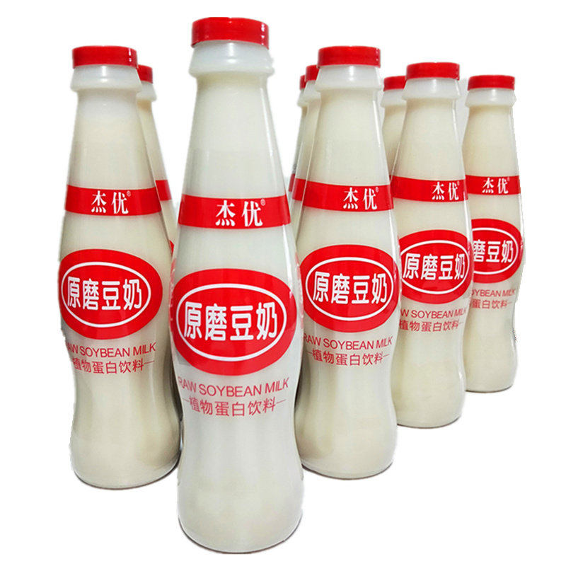 杰优原磨豆奶330ml24整箱营养早餐豆浆植物蛋白饮料