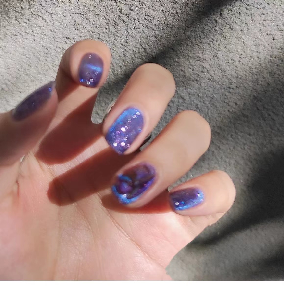 猫眼新款美甲彩光9色彩钻闪光2021网红流行色指甲彩妆