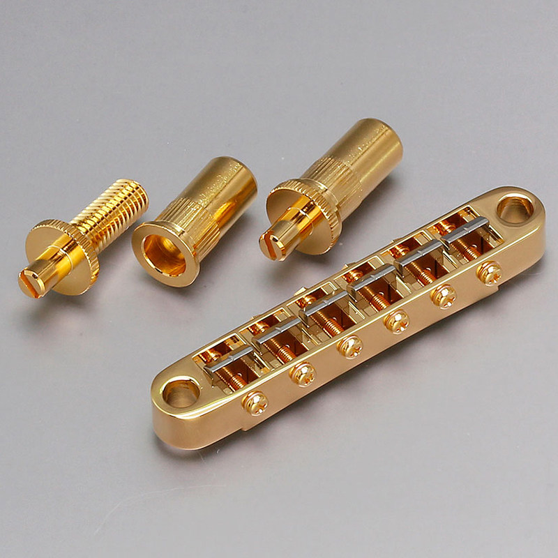 日本gotohti103bt钛合金鞍座琴桥lpsg吉他固定式其它乐器配件