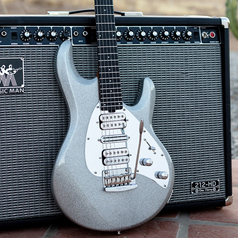 musicman限量闪光silverflakesparkle吉他bfrsilhouette吉他电吉他