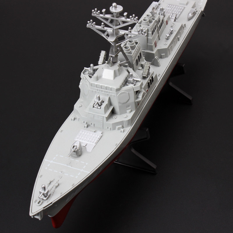 玩具仿真大号导弹驱逐舰模型宙斯盾军舰战列舰战船军舰