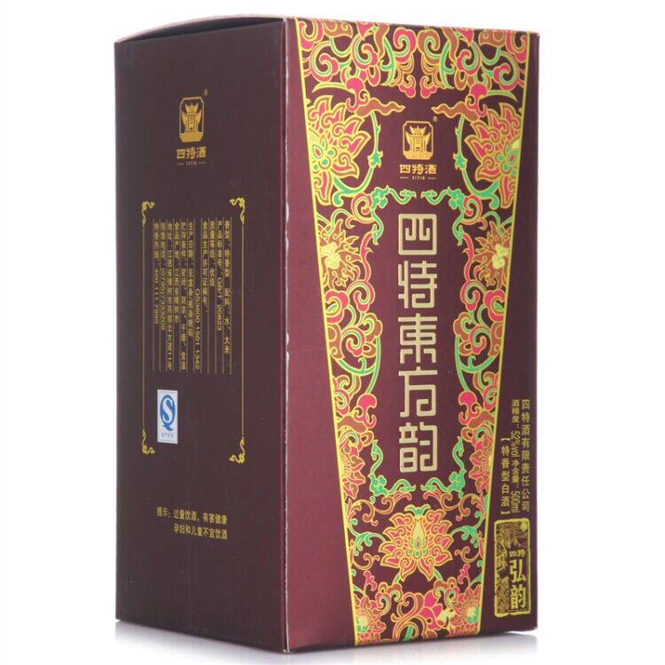 四特白酒香型6瓶500ml弘韵整箱东方韵52度包邮国产白酒