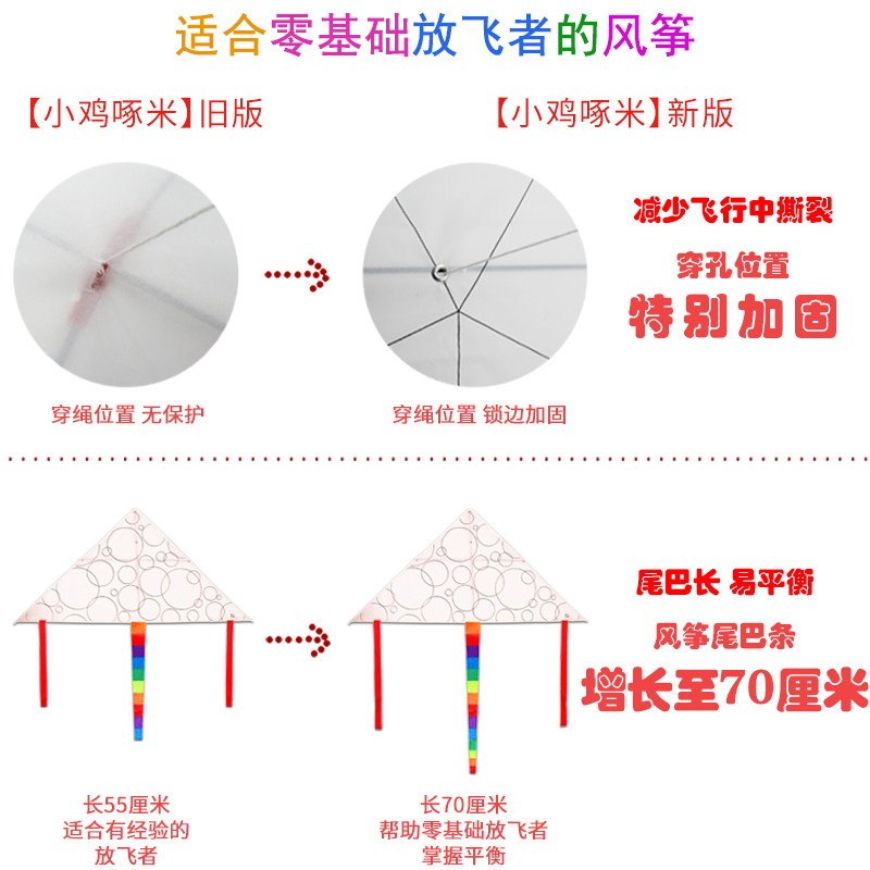 材料diy儿童风筝手工手工制制作学生空白自制风筝
