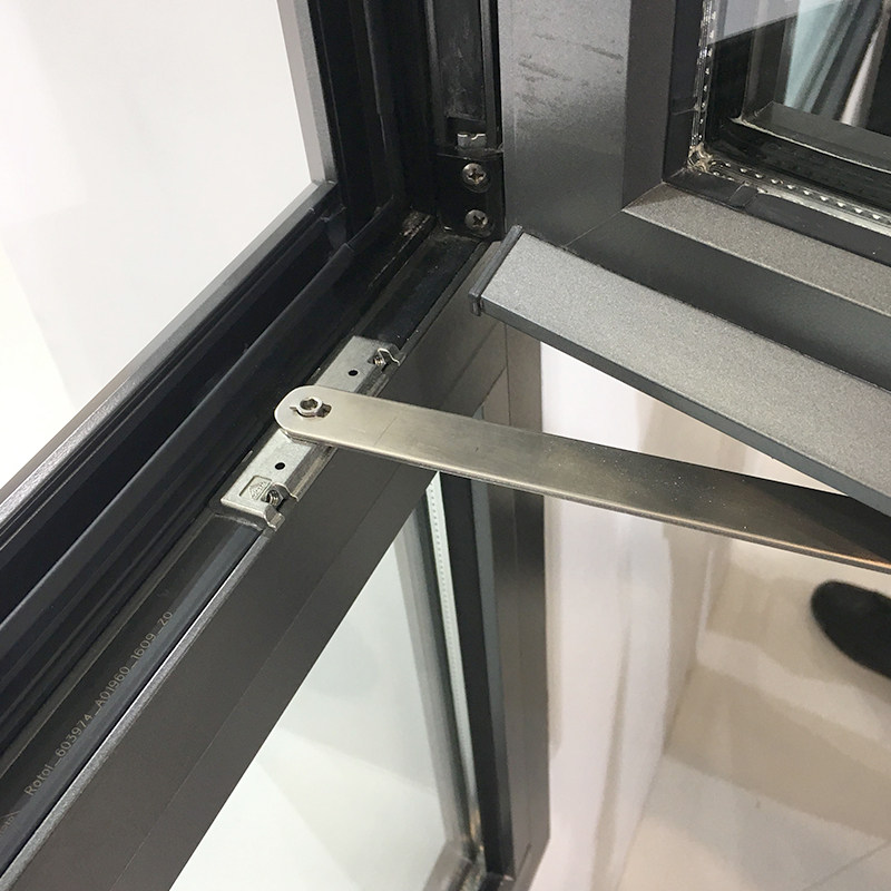 欧式风撑断桥铝风撑窗户风撑内开内倒窗户滑撑不锈钢限位器