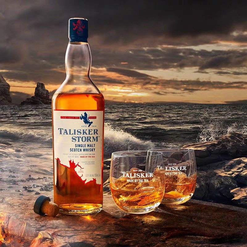 门店直送泰斯卡风暴麦芽威士忌700ml