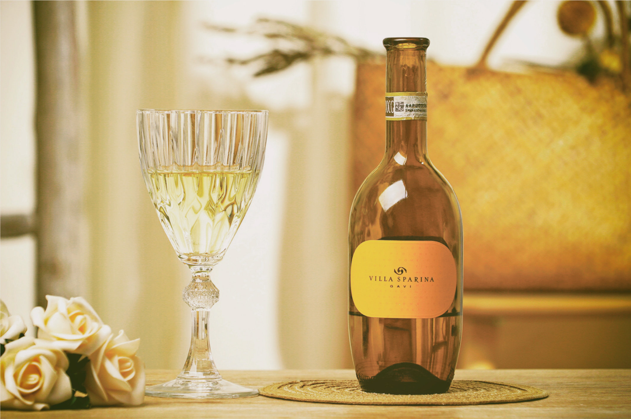 villasparinagavi白葡萄酒晚安小瓶375ml女生礼物小红干白静态葡萄酒