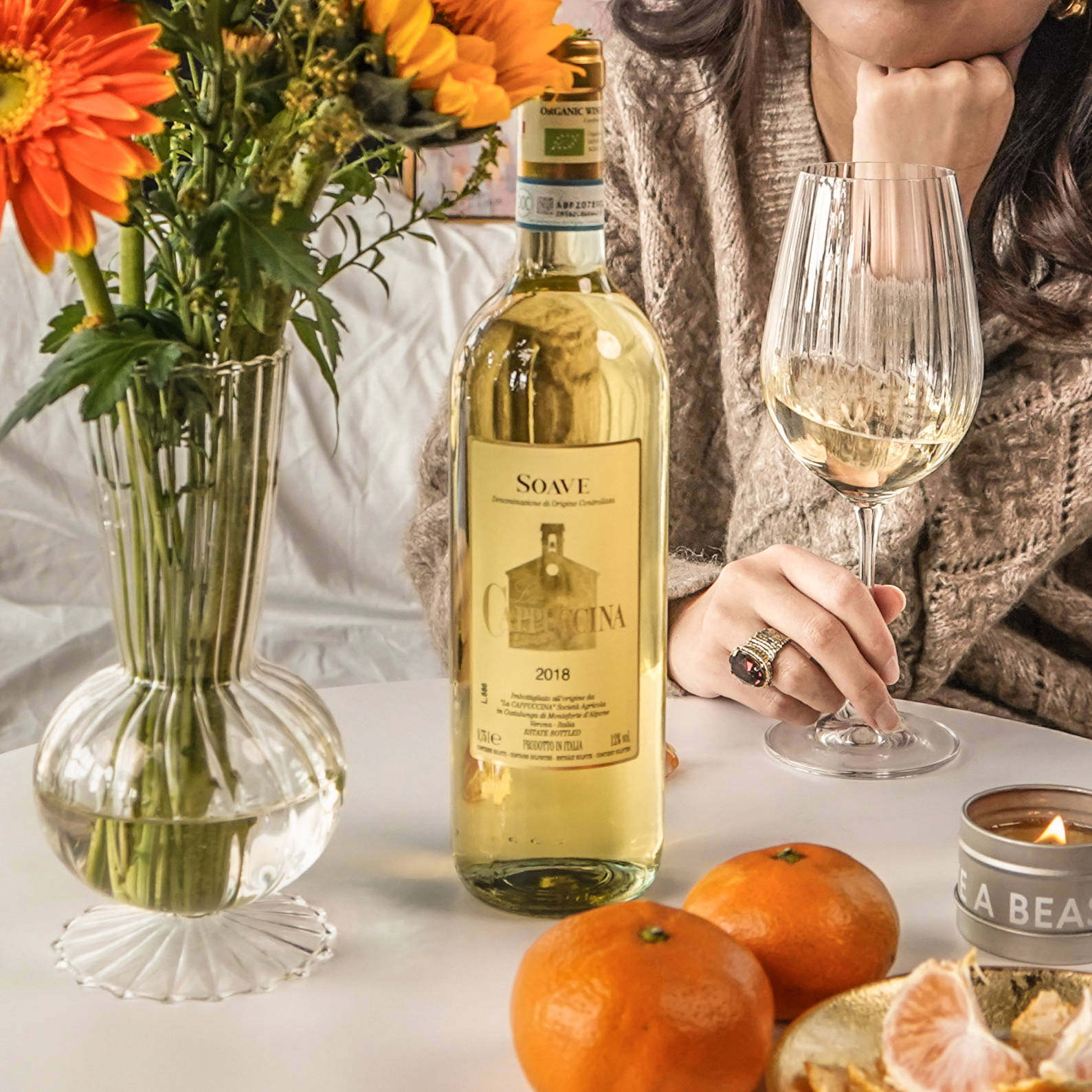 第二半价性价比意大利veneto经典阿维soave白葡萄酒doc干白静态葡萄酒