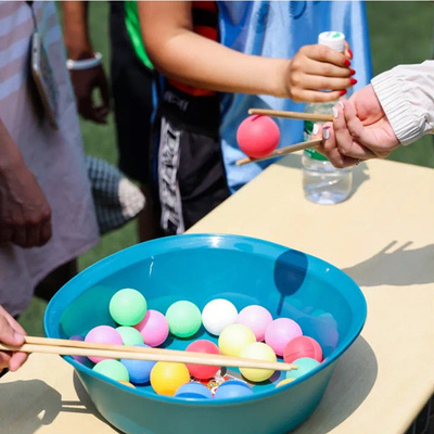 筷子夹球乒乓球运球接力团建游戏拓展训练道具趣味运动会活动感统训练