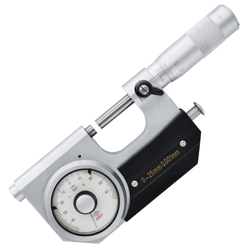 杠杆千分尺哈量微米0255075100mm卡带0001千分尺