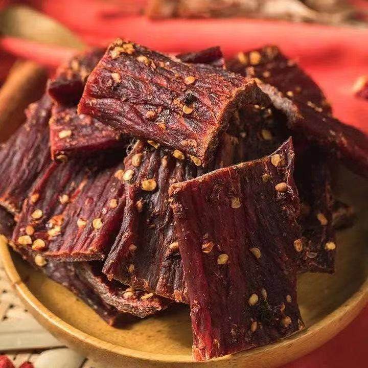 四川阆中特产风干手撕牛肉干250克五香麻辣青花牛肉类