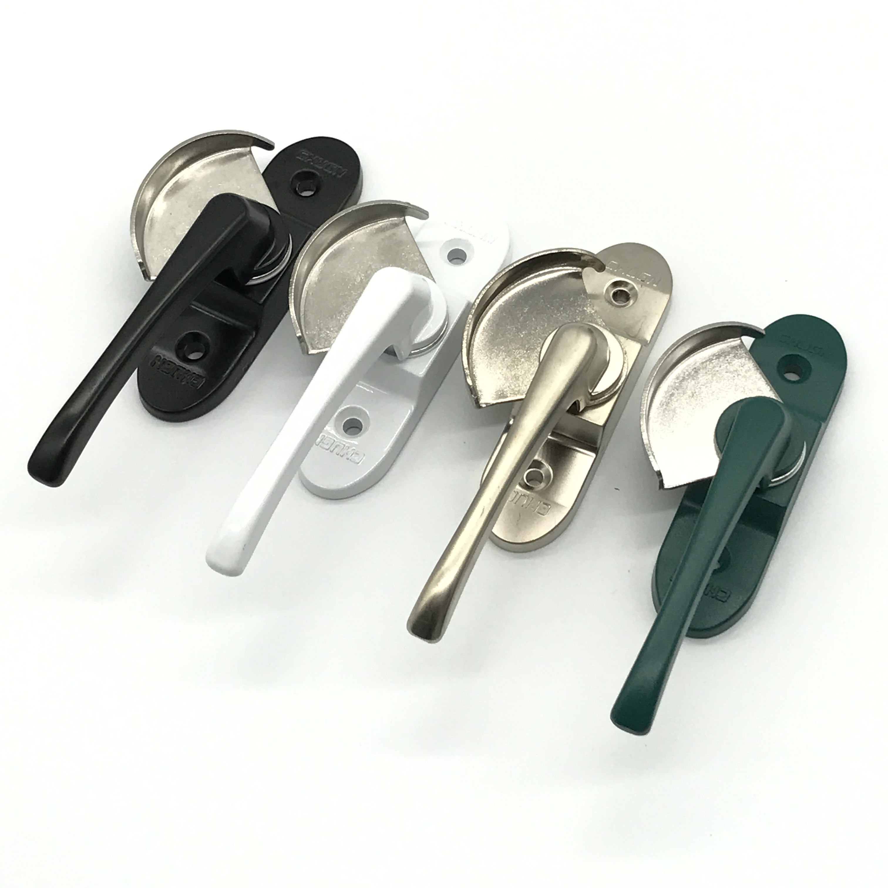 春光大耳铝合金推拉门窗月牙锁 90阳台门大月牙搭扣平移窗户锁扣