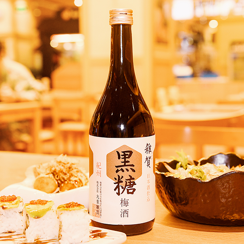 进口果酒微醺低度甜酒利口酒女士梅酒 杂贺黑糖梅酒720ml日本原装