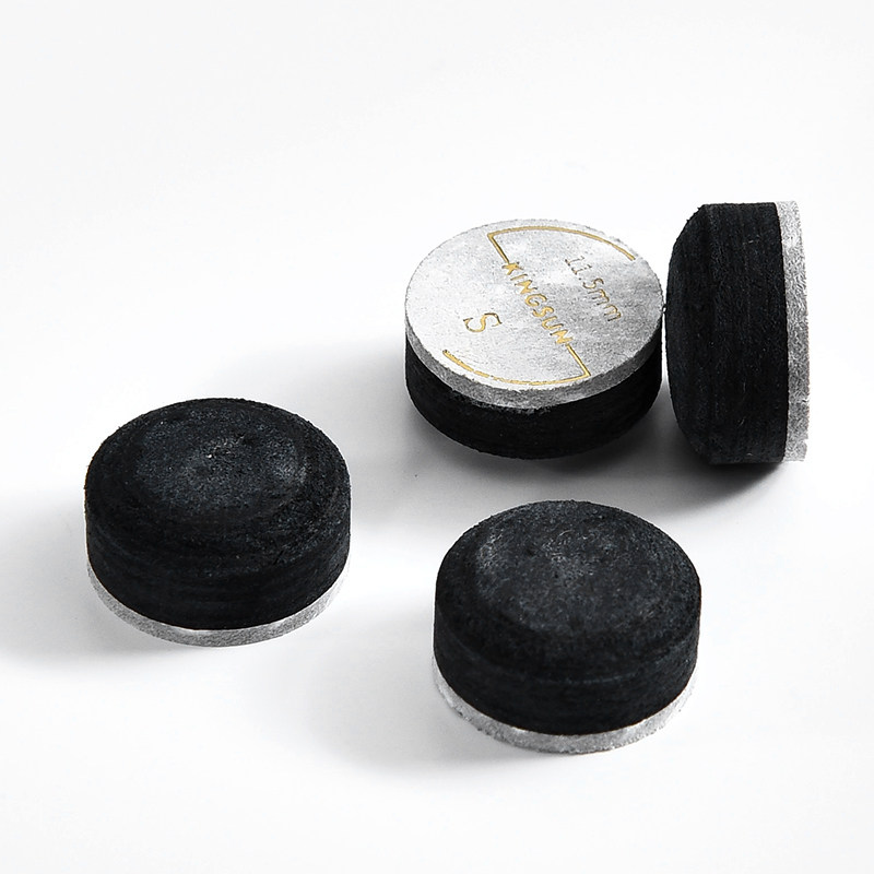 皮头台球小头10mm斯诺克多层垫片115mm大头杆皮头皮头