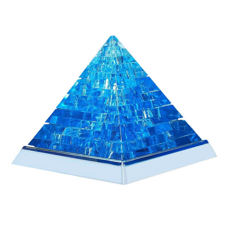 diy立体爱心水晶拼图3d积木透明拼图
