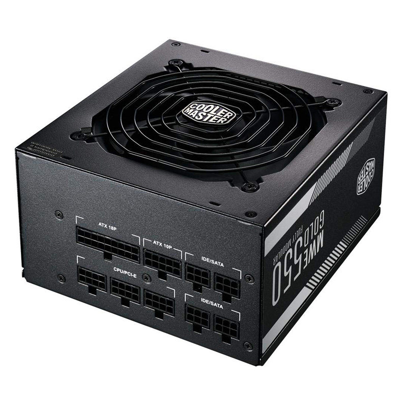 酷冷至尊550w 电源金牌铜牌全模组静音台式机额定gx550w主机电脑