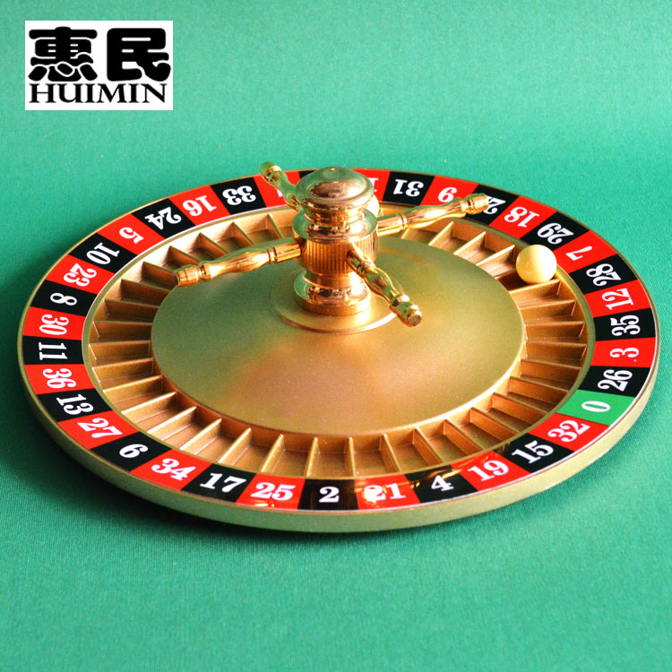 家庭娱乐乐用实木厘米俄罗斯轮盘转盘游戏博彩转盘