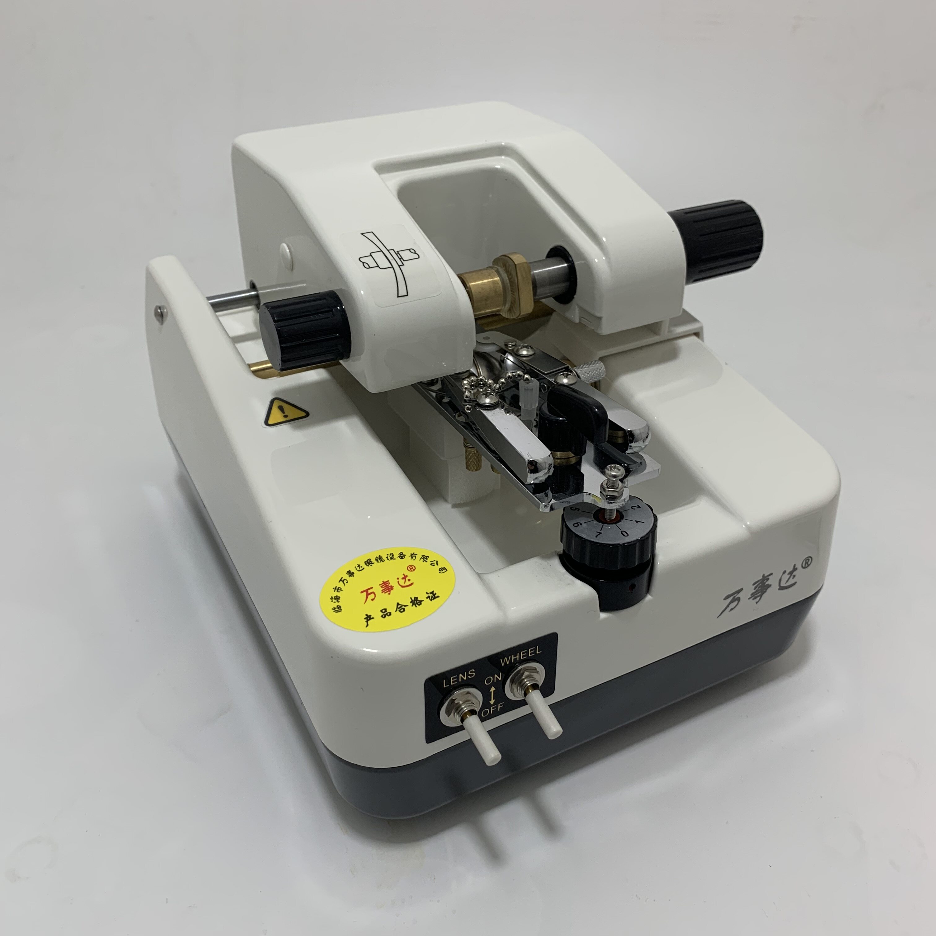 万事达镜片开槽机全自动拉丝开槽机纯铜拉丝机nh-800眼镜加工设备