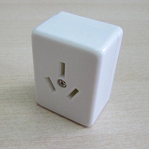 插座鸿雁绝缘阻燃电玉粉明三极三孔三眼20a电源插座