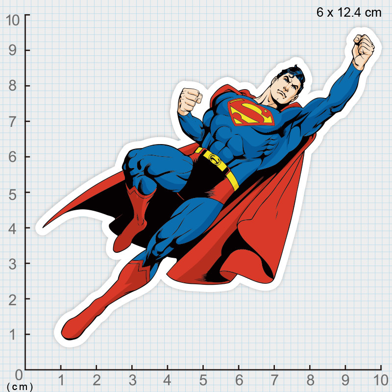 贴纸超人dc英雄人物手机手机贴华硕笔记本电脑拉杆箱笔记本个性小贴纸