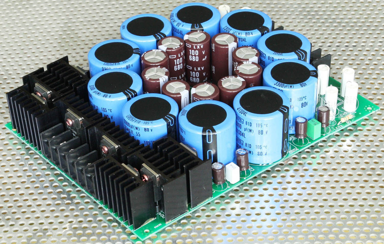 新版整流滤波功放电源电容组合acdc转换器正负路其它元器件